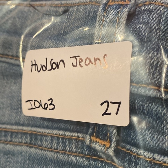 Hudson Jeans Barbara High Waist Super Skinny Distressed Size 27 - Picture 12 of 12